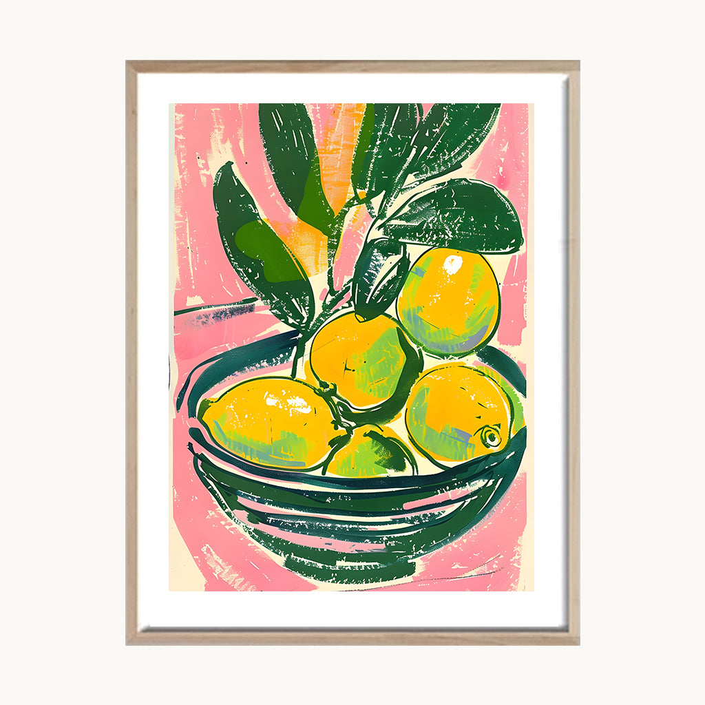 Cuadro Cocina Limones eclécticos