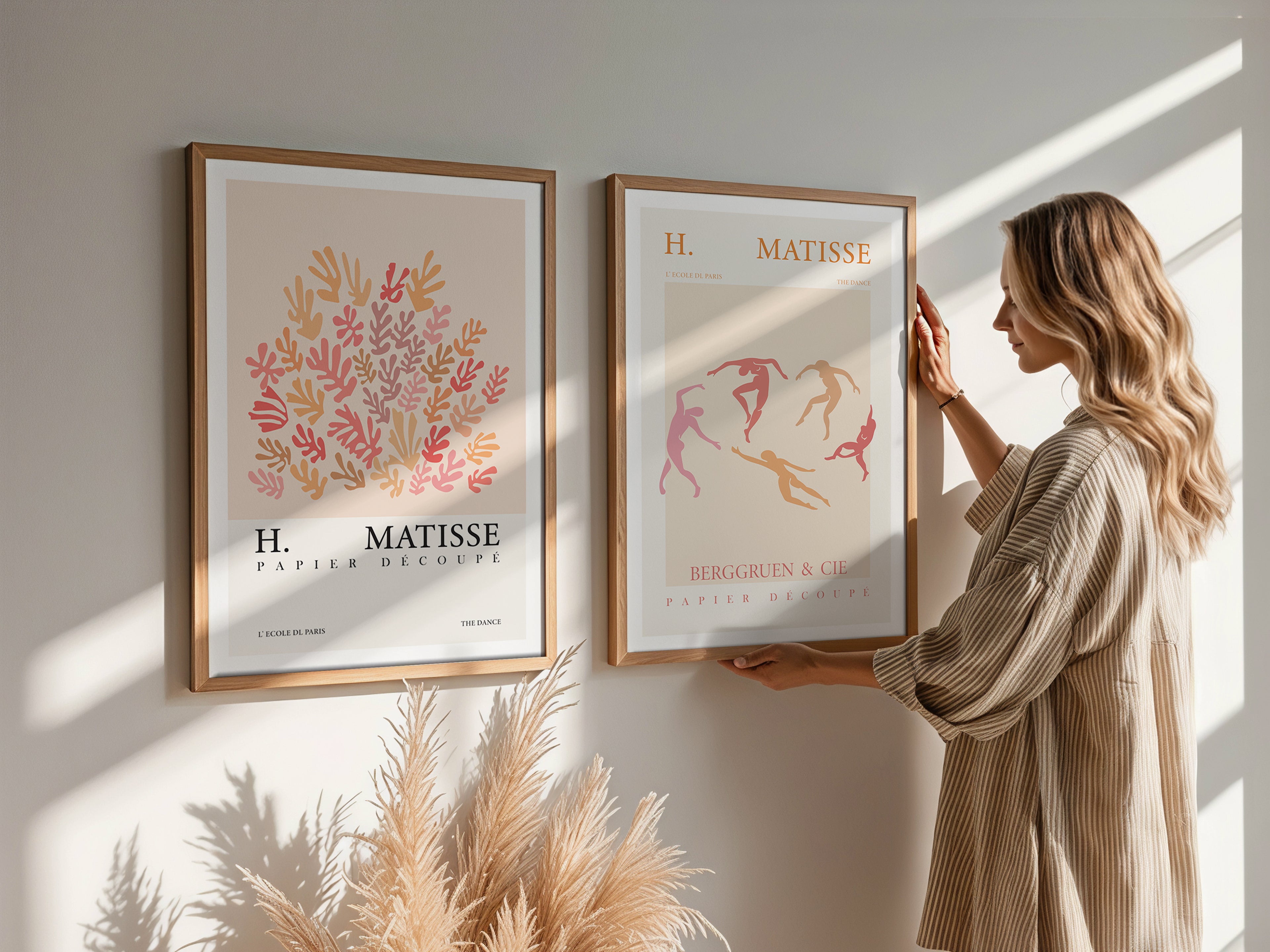 Cuadro Letras Henri Matisse Floral