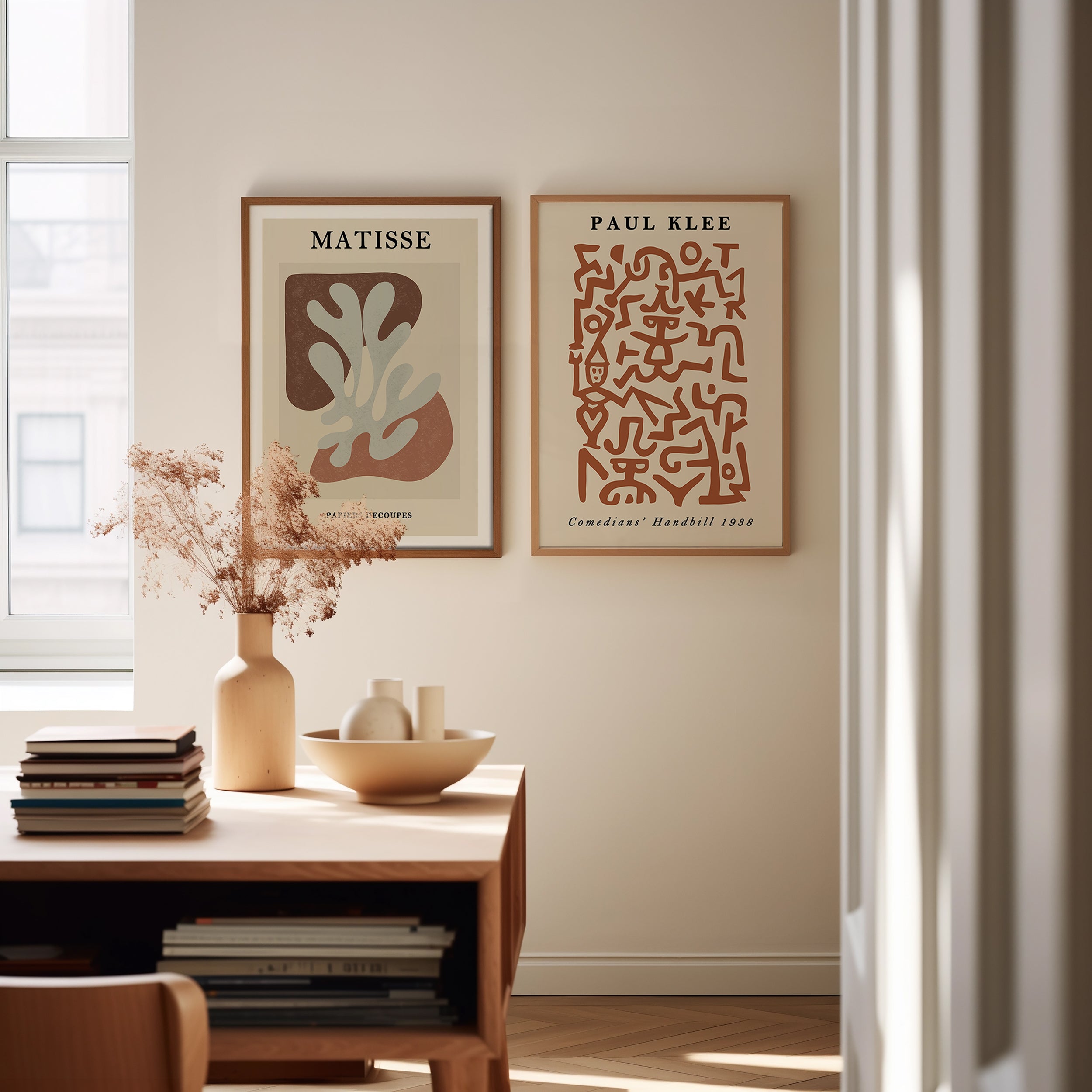 Cuadro Letras Matisse Beige Orgánico