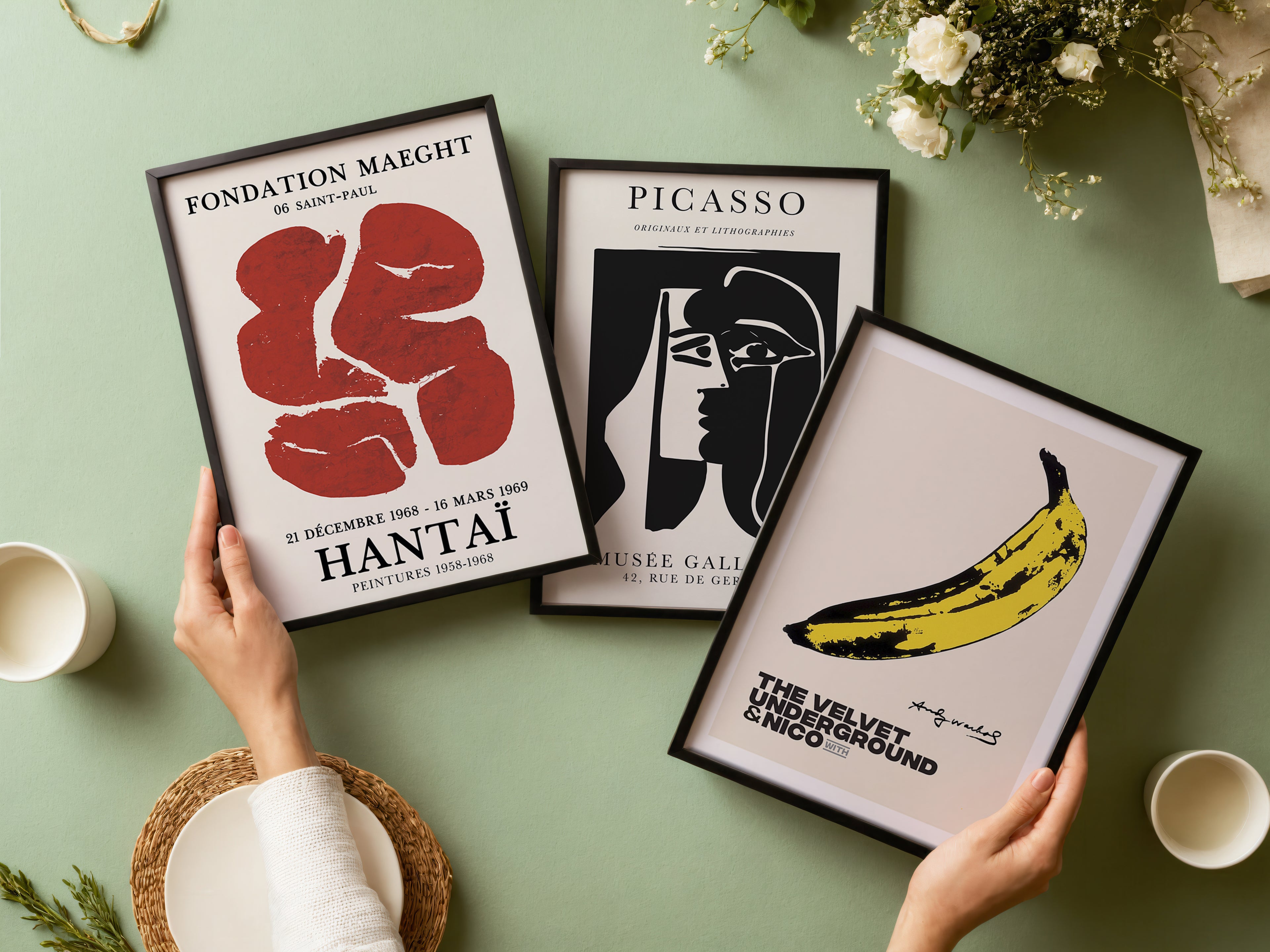 Cuadro Letras Banana Warhol