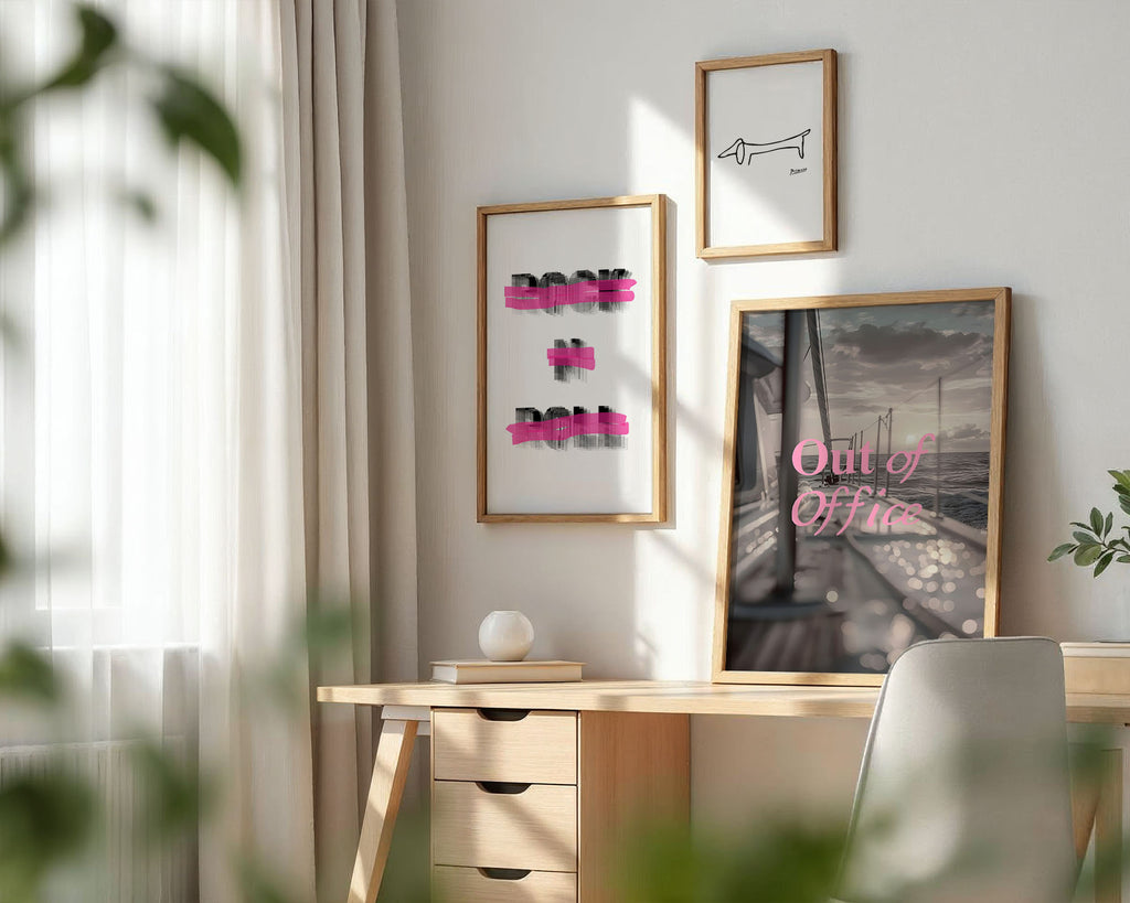Cuadro Letras Out of office
