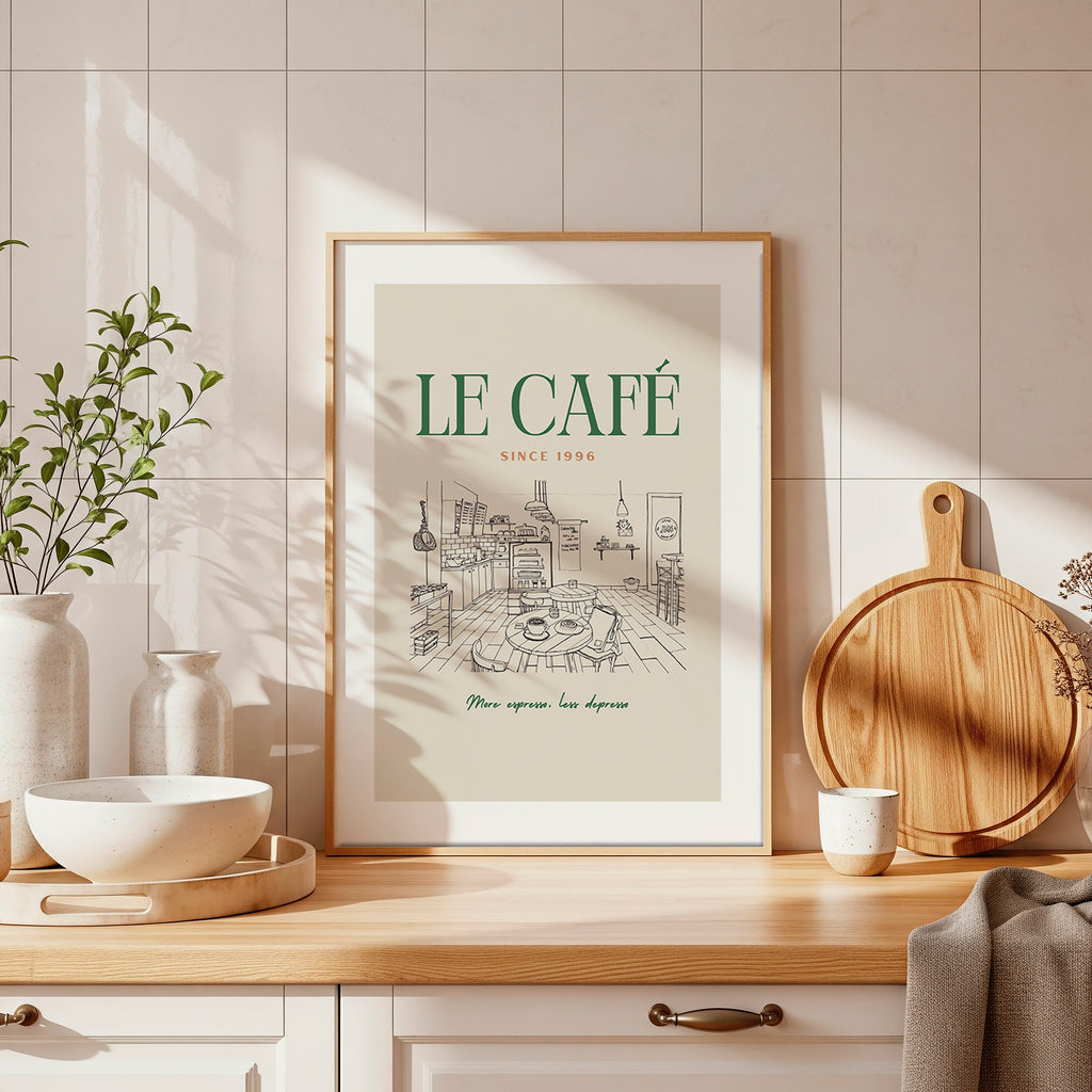 Cuadro Cocina Le Café Vintage
