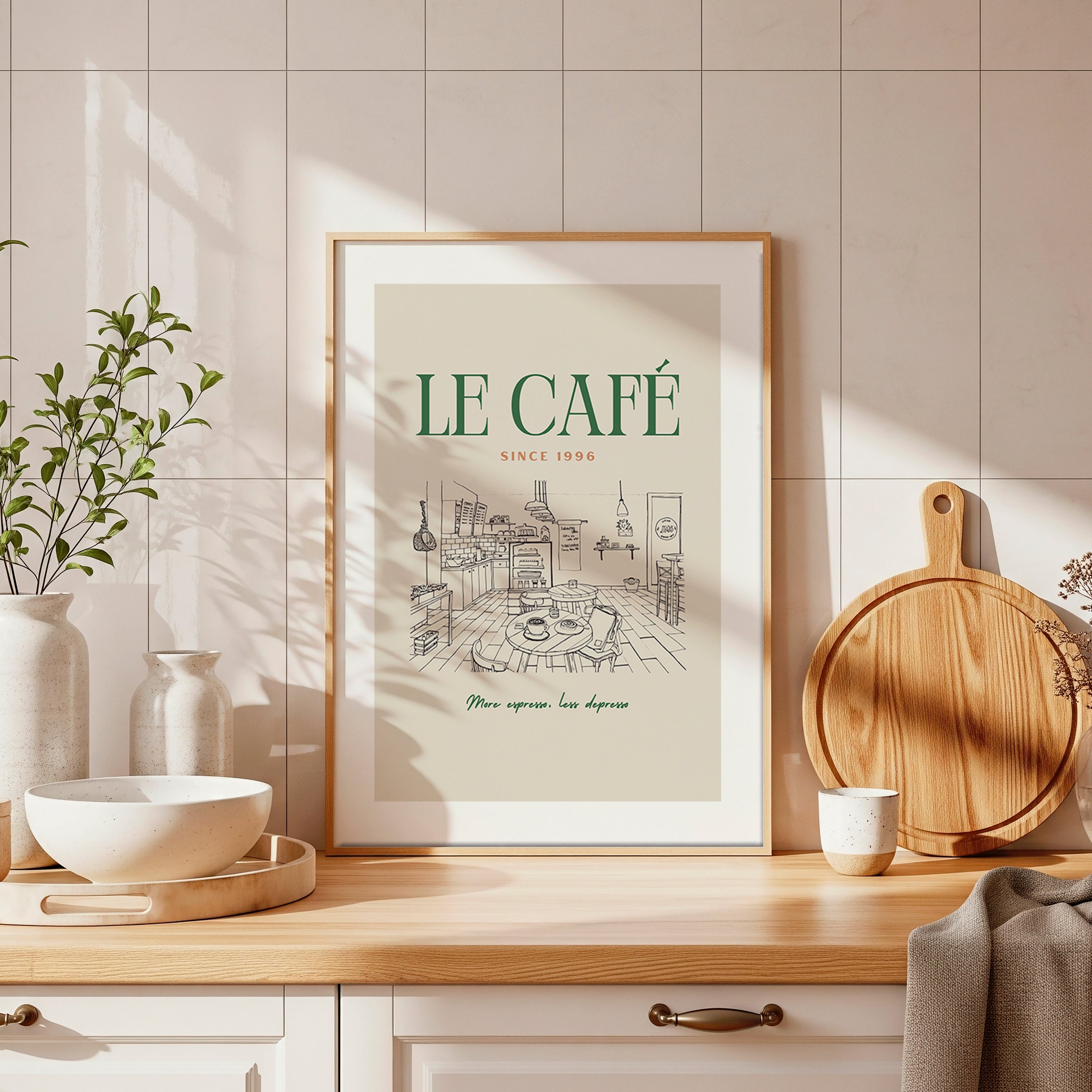 Cuadro Cocina Le Café Vintage