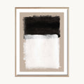 Cuadro Abstracto Pintura Textura Blanco y Negro
