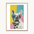 Cuadro Animales Pug Retrato Estilo Pop