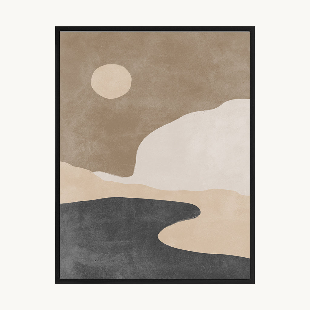 Cuadro Paisaje Boho Sol y Montaña