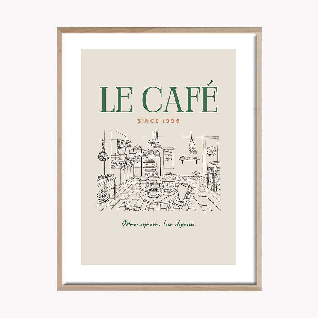 Cuadro Cocina Le Café Vintage