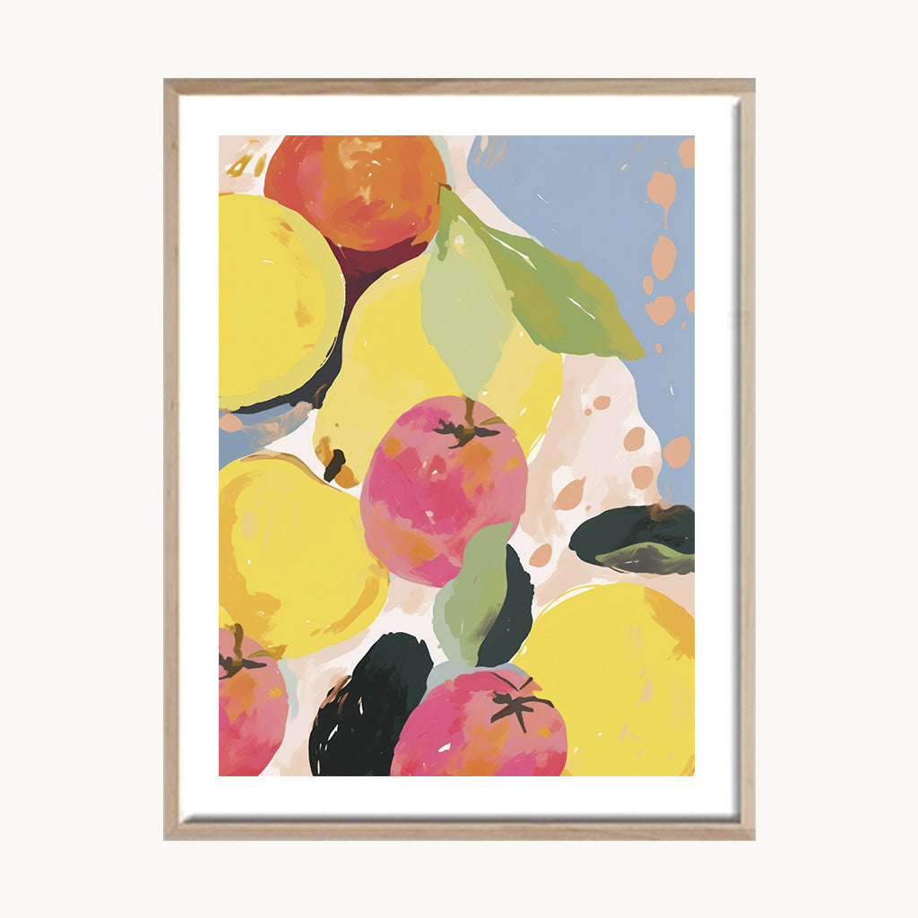 Cuadro Cocina Frutas Modernas Coloridas
