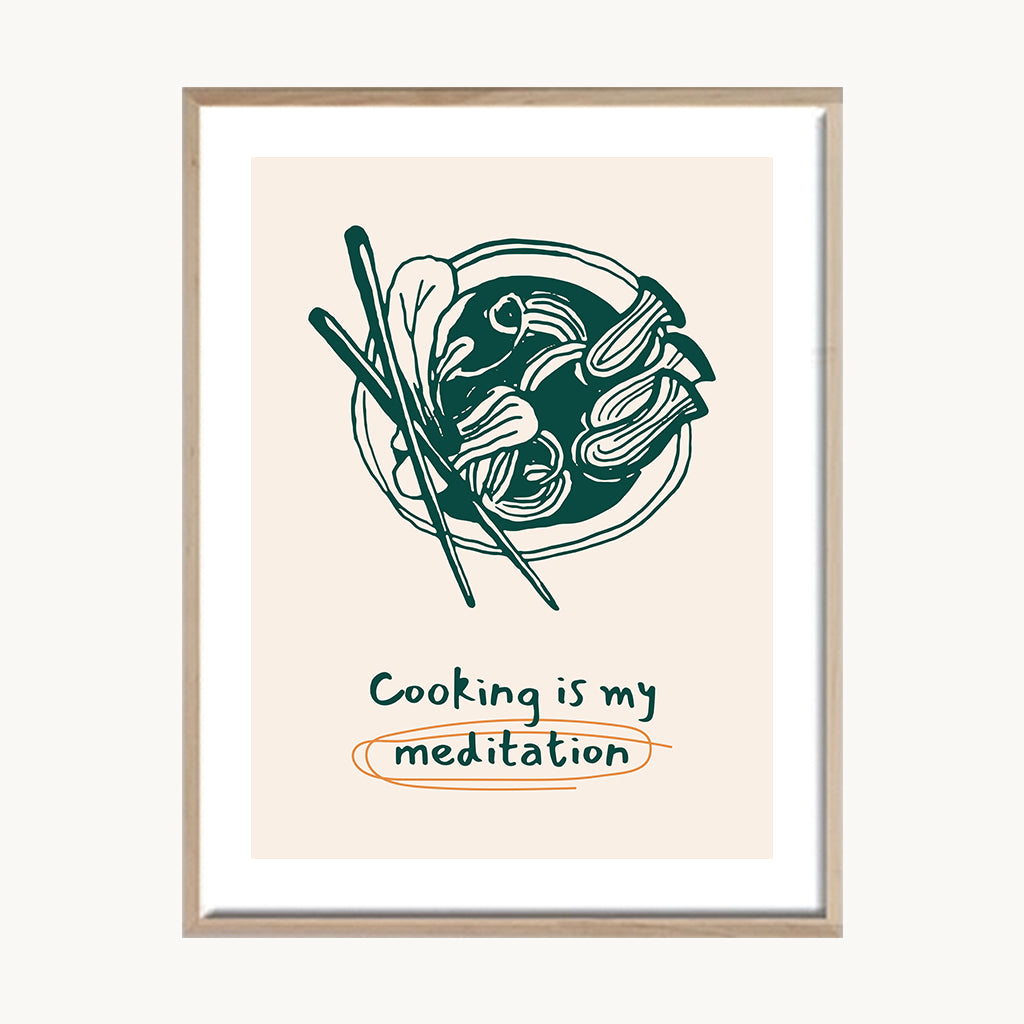 Cuadro Cocina Cooking meditation