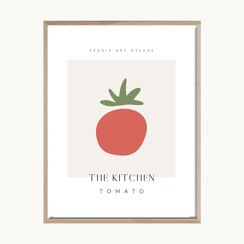 Cuadro Cocina Tomate Minimal Moderno