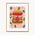 Cuadro Cocina Hamburguesa Pop
