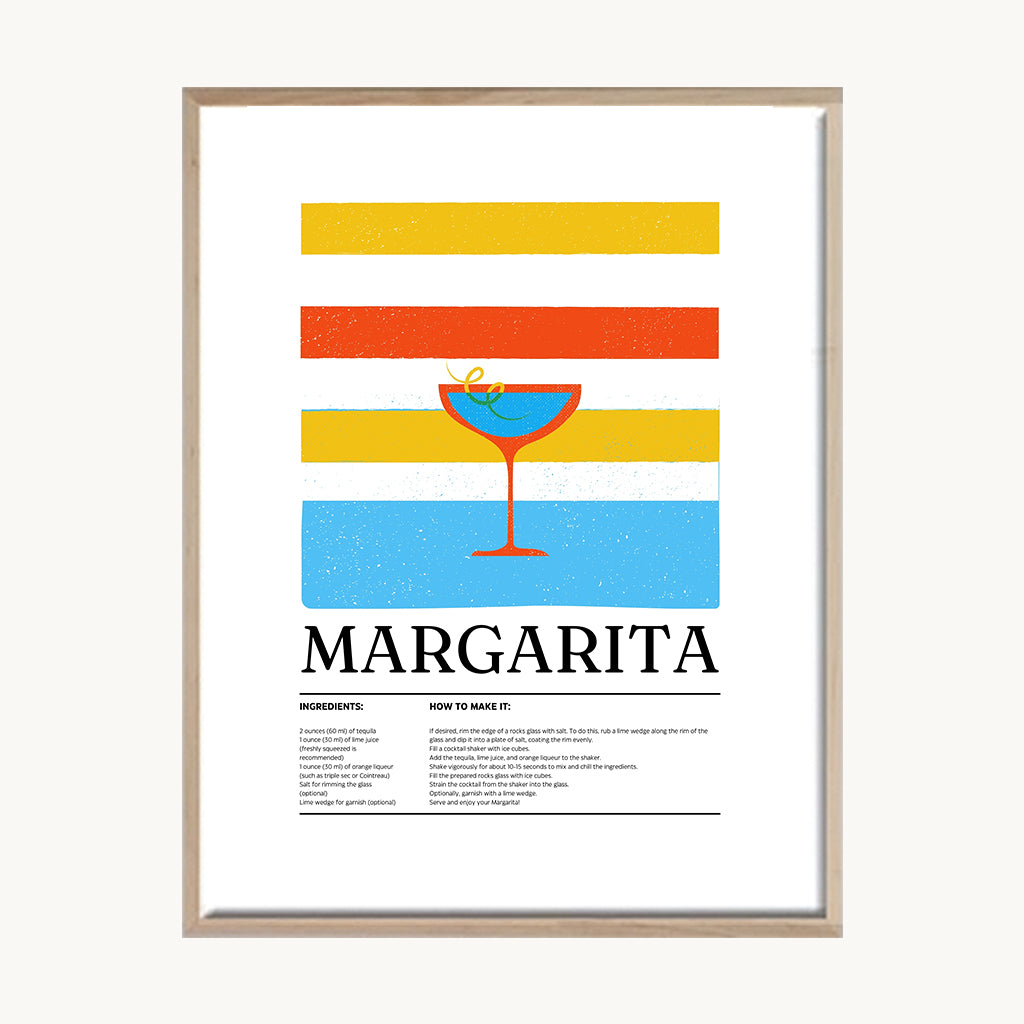 Cuadro Cocina Margarita Ilustrado