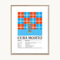 Cuadro Cocina Cuba Mojito Ilustrado