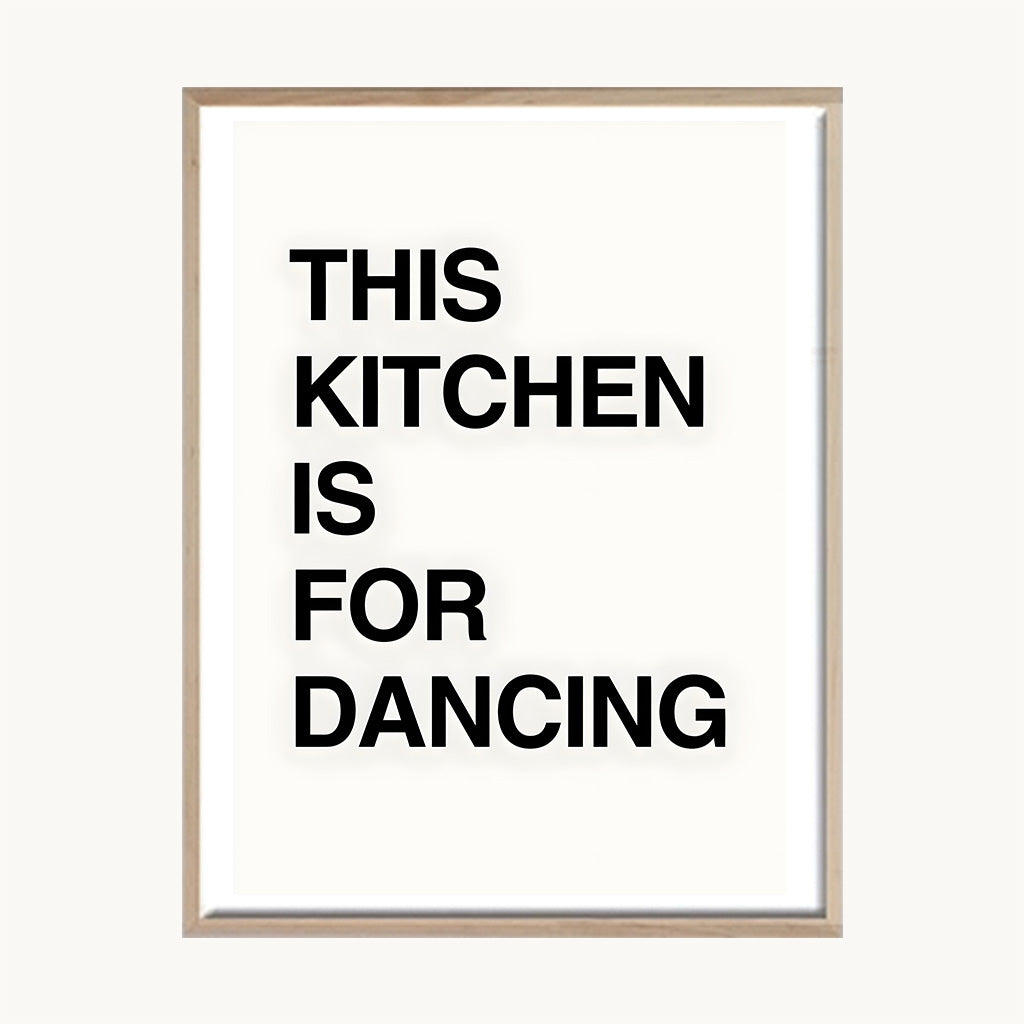Cuadro Cocina This Kitchen is for Dancing