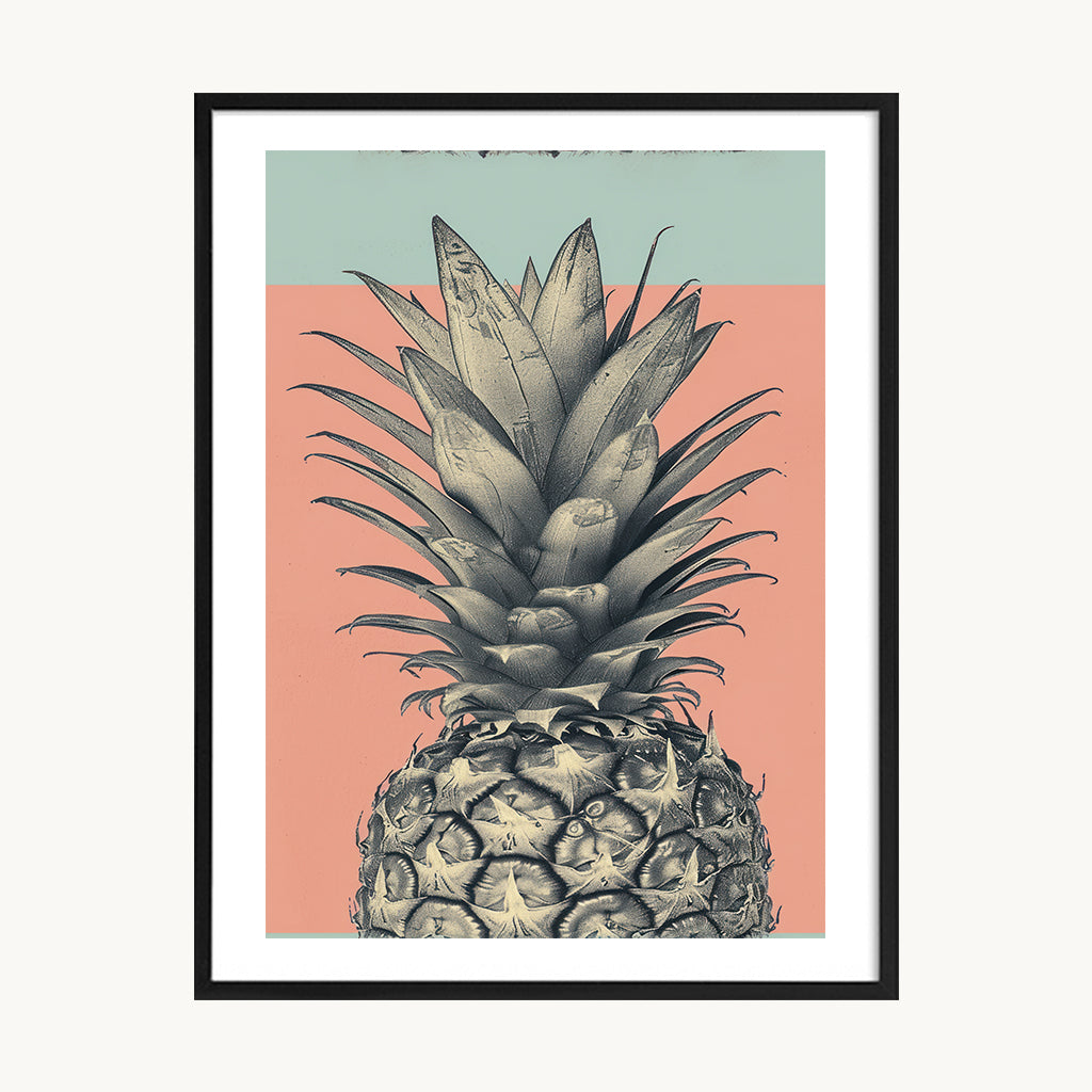 Cuadro Cocina Piña Botánica Natural