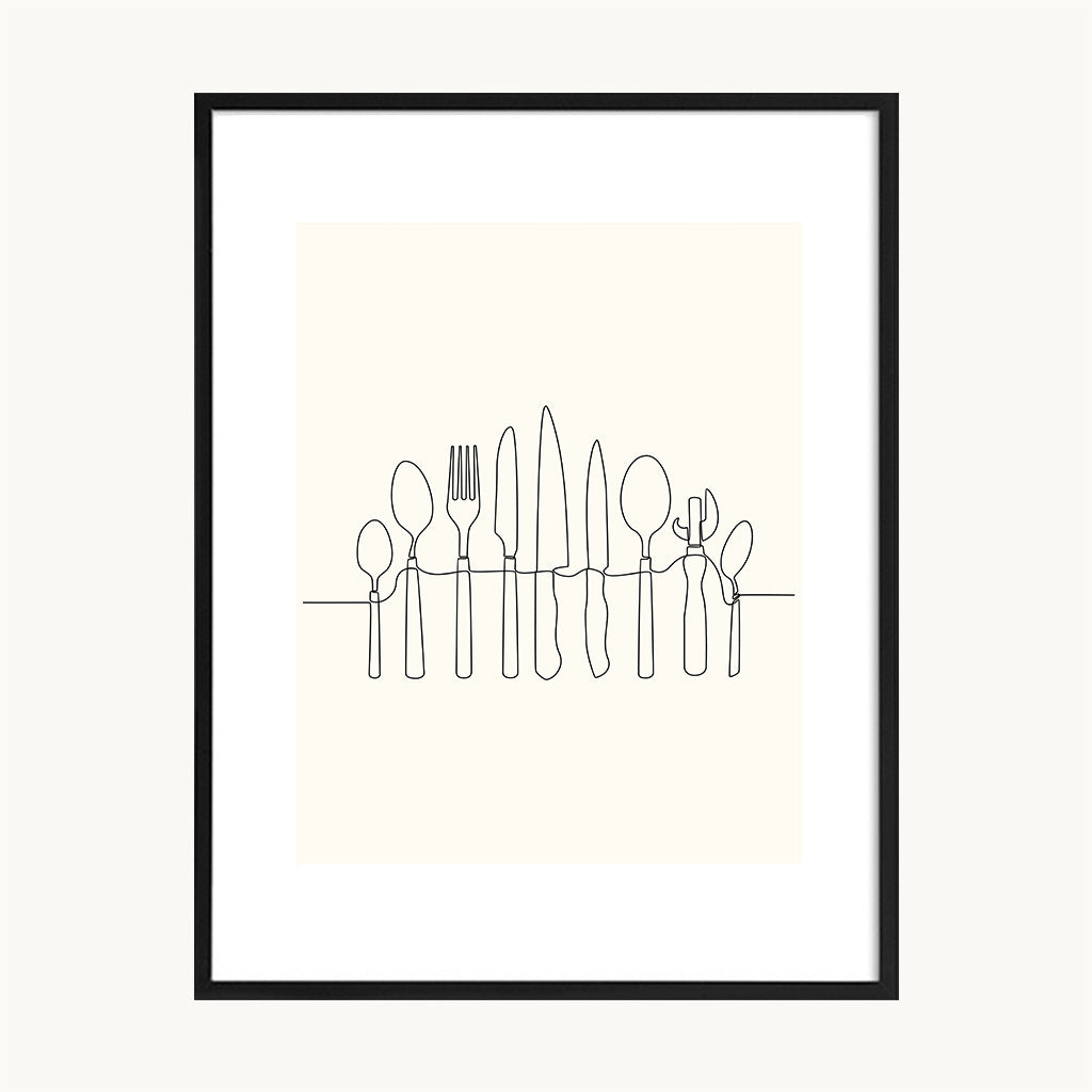 Cuadro Cocina Skyline Minimal Cocina