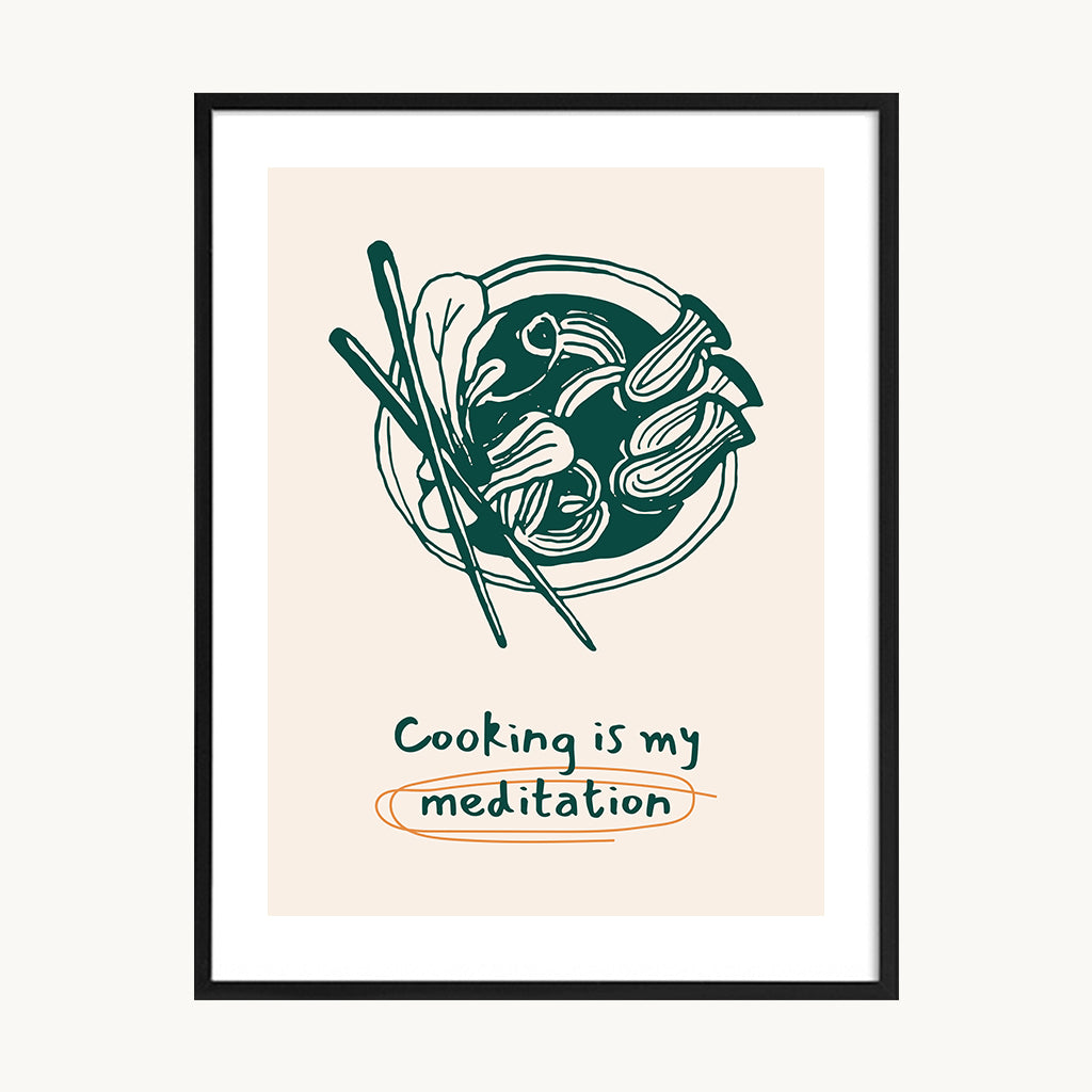 Cuadro Cocina Cooking meditation