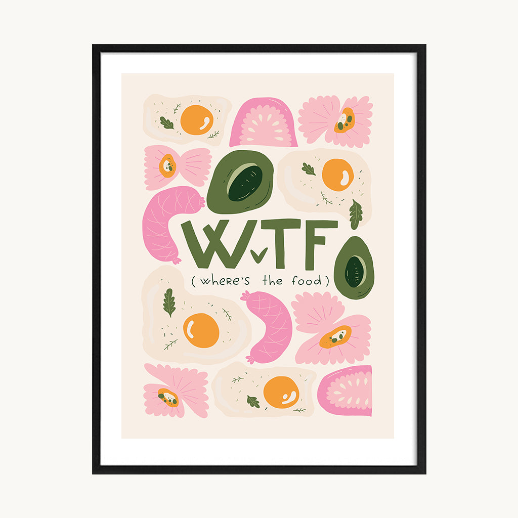 Cuadro Cocina Divertida WTF