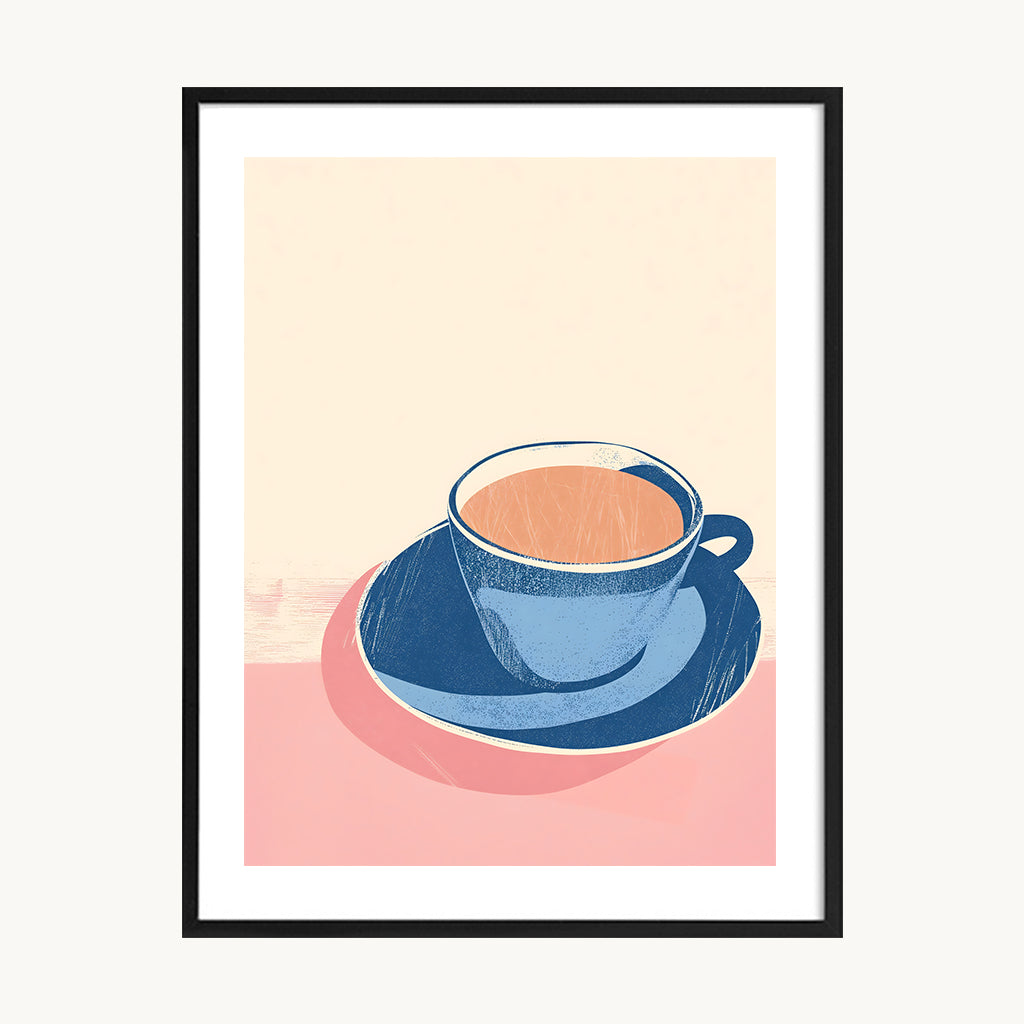 Cuadro Cocina Café en pasteles
