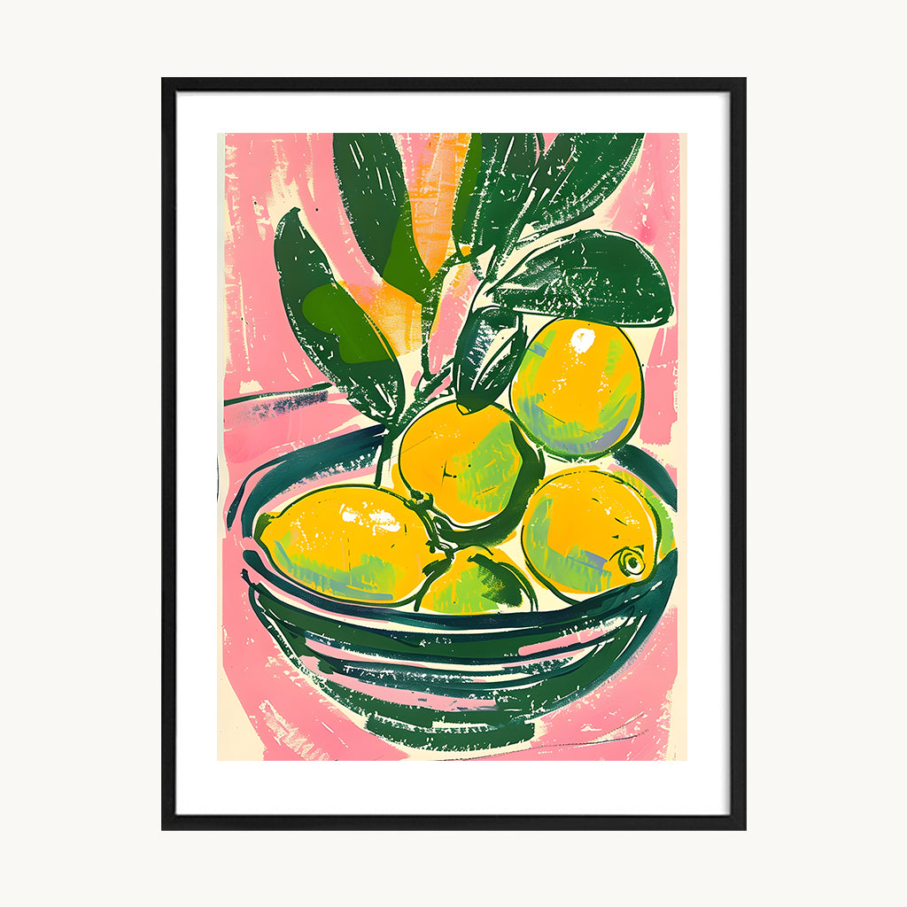 Cuadro Cocina Limones eclécticos