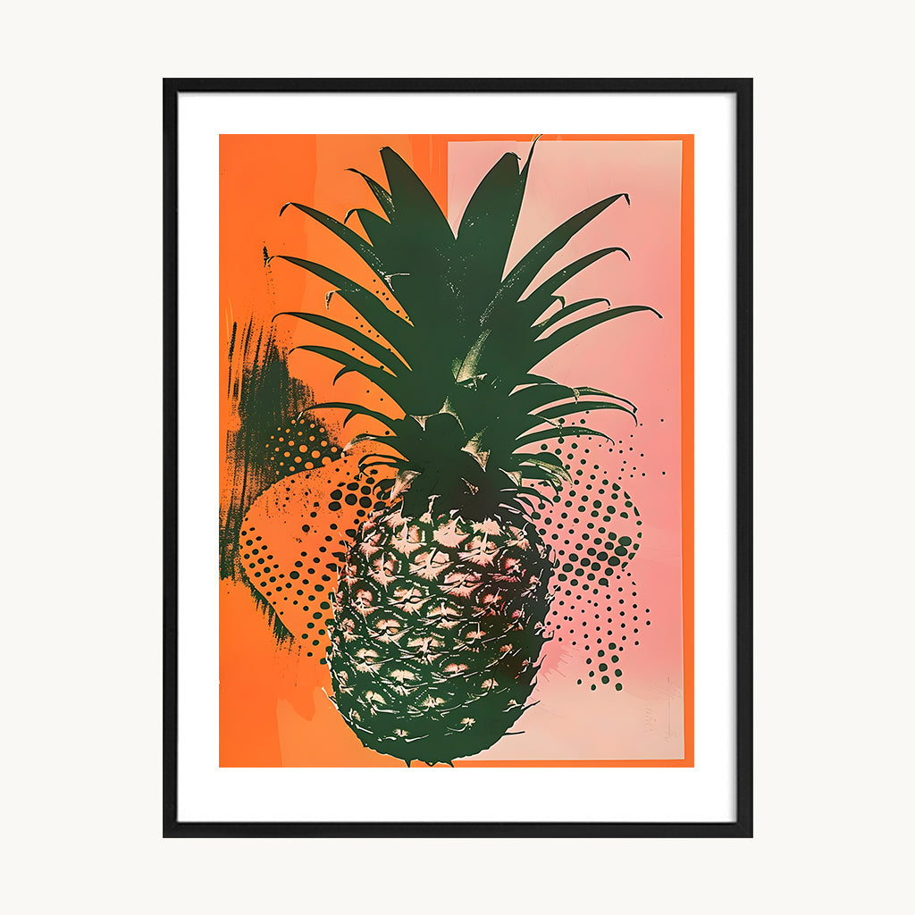 Cuadro Cocina Piña Tropical Coral