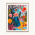 Cuadro Pop Frida Tropical