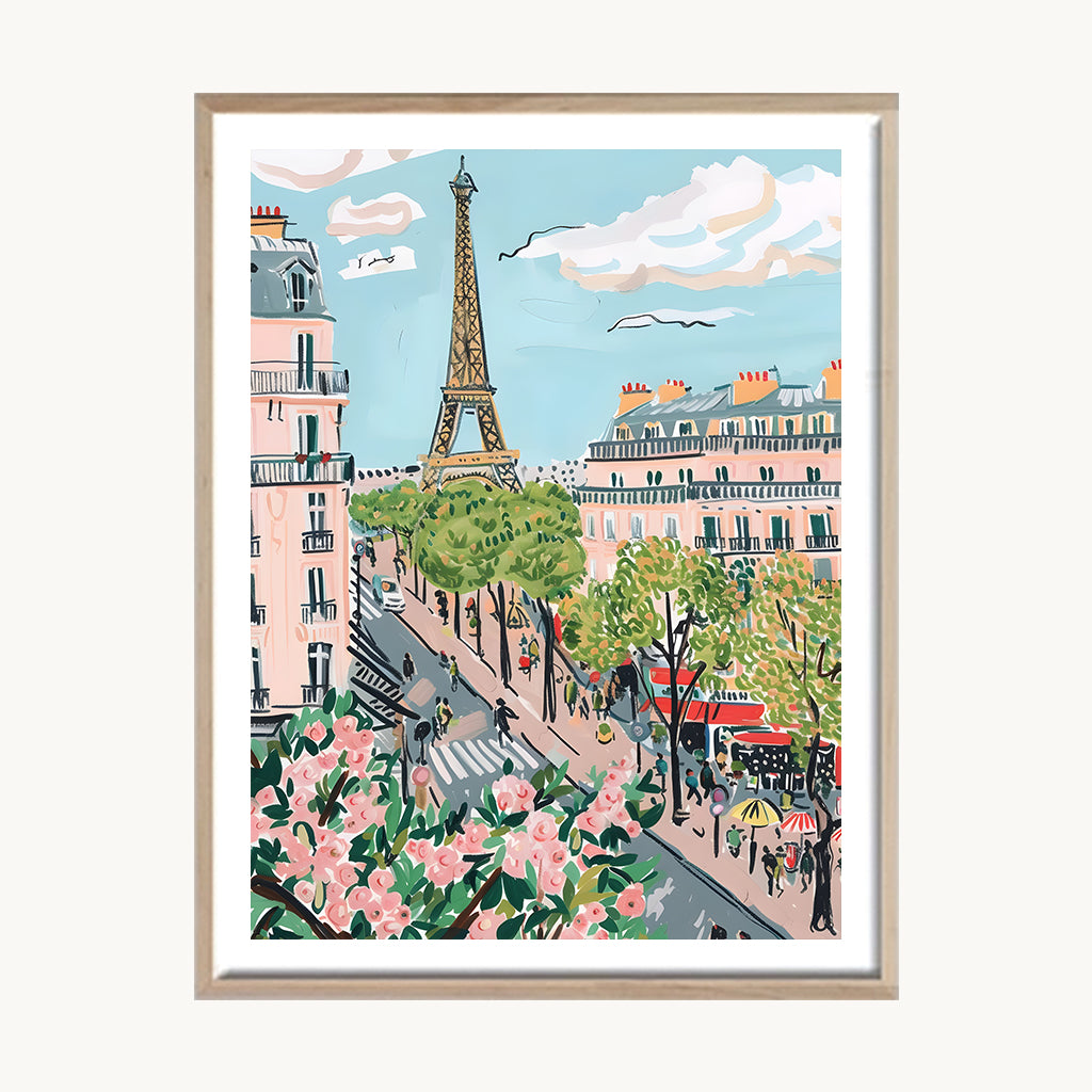 Cuadro Pop Paris en Primavera