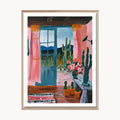 Cuadro Pop Ventana y cactus