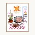 Cuadro Pop Terraza Silla Soleada 1
