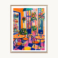 Cuadro Pop Cafetería de Colores