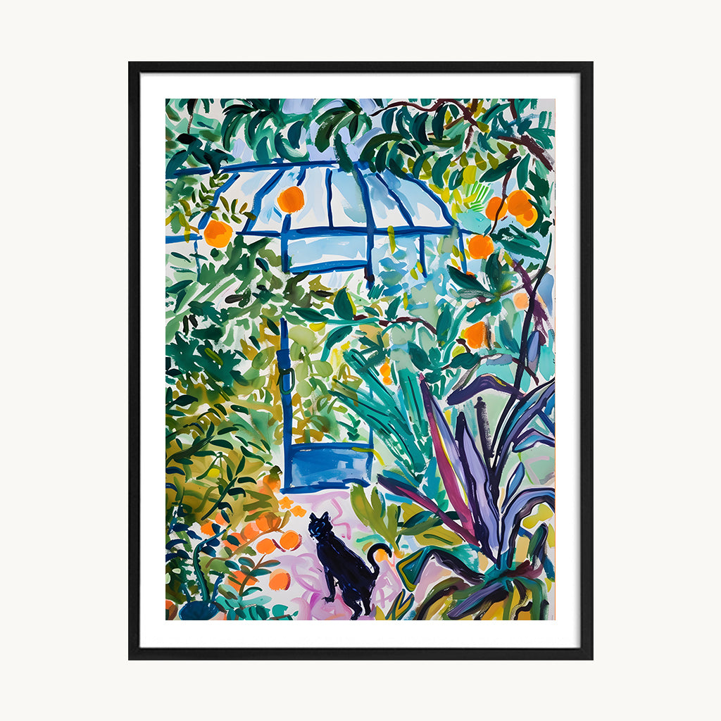 Cuadro Pop Jardín Tropical Exuberante