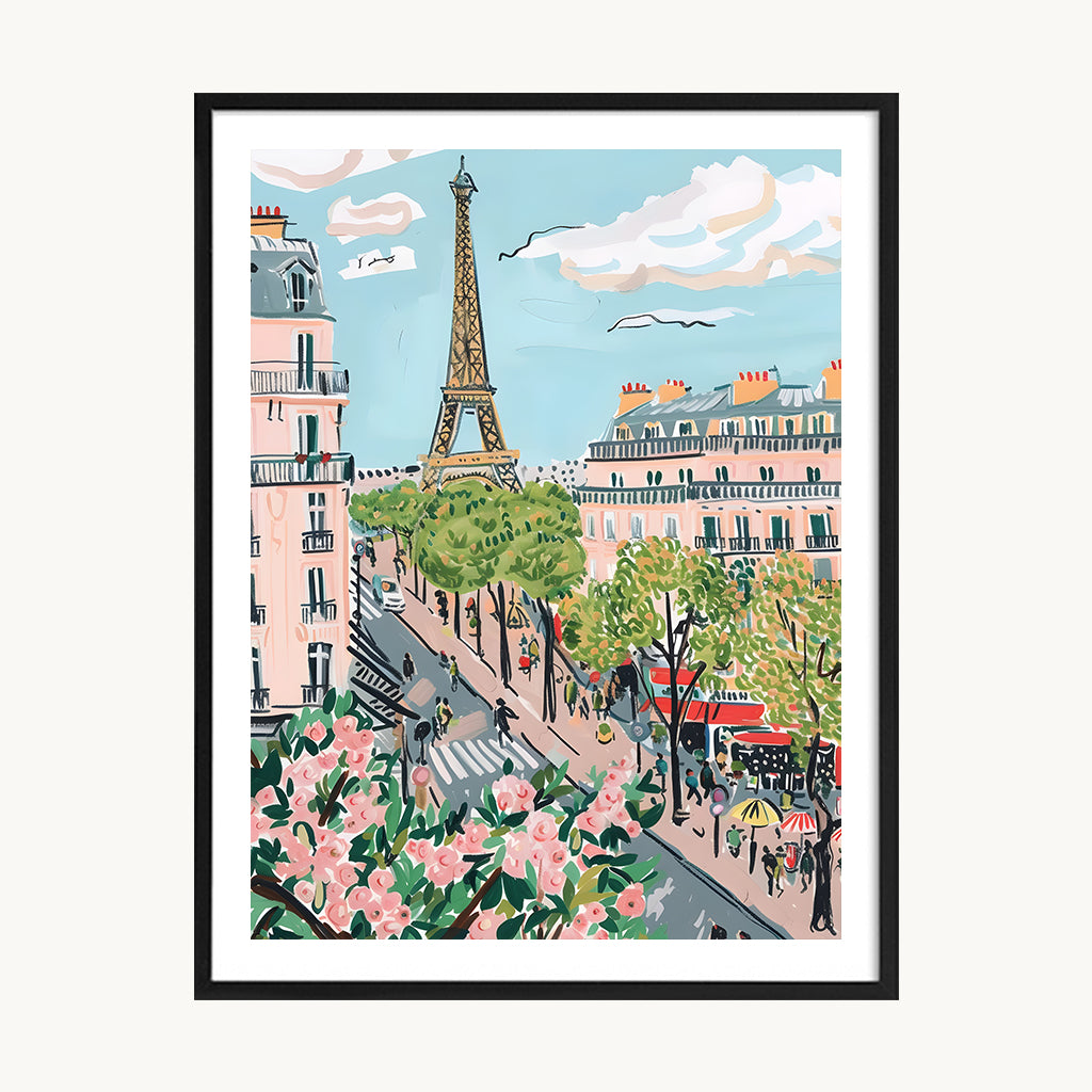 Cuadro Pop Paris en Primavera