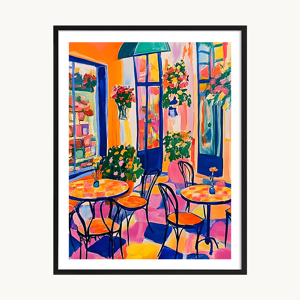 Cuadro Pop Cafetería de Colores