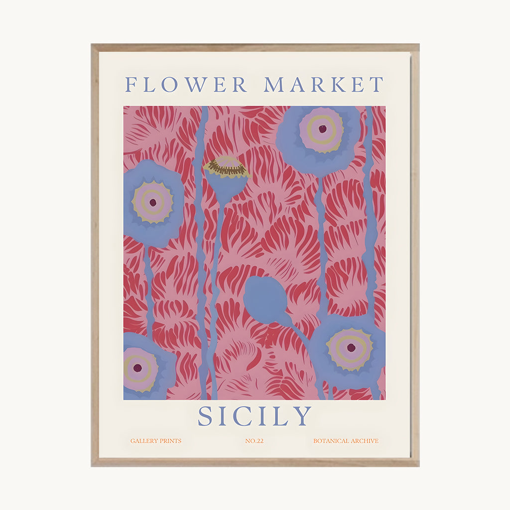 Cuadro Flower SICILY