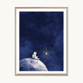 Cuadro Infantil Luna y estrella mágica