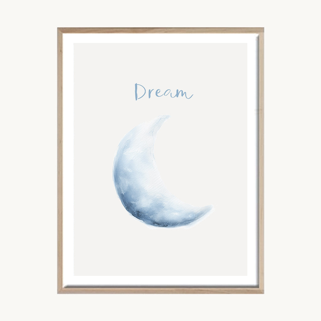 Cuadro Infantil Luna Minimal