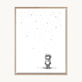 Cuadro Infantil Astronauta Ilustrado 2