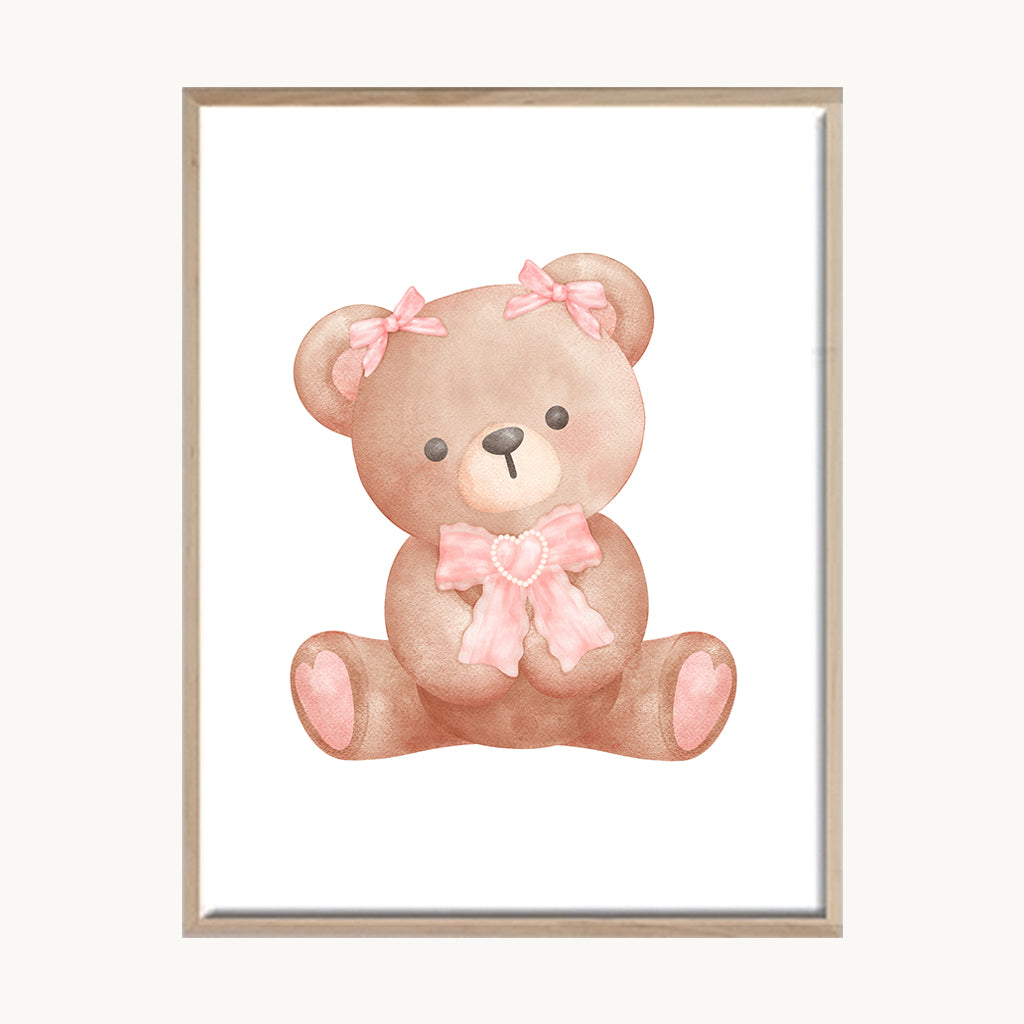 Cuadro Infantil Osito Teddy