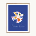 Cuadro Infantil Flores y Aves Color