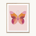 Cuadro Infantil Mariposa Rosa 2