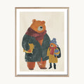 Cuadro Infantil Oso Protector