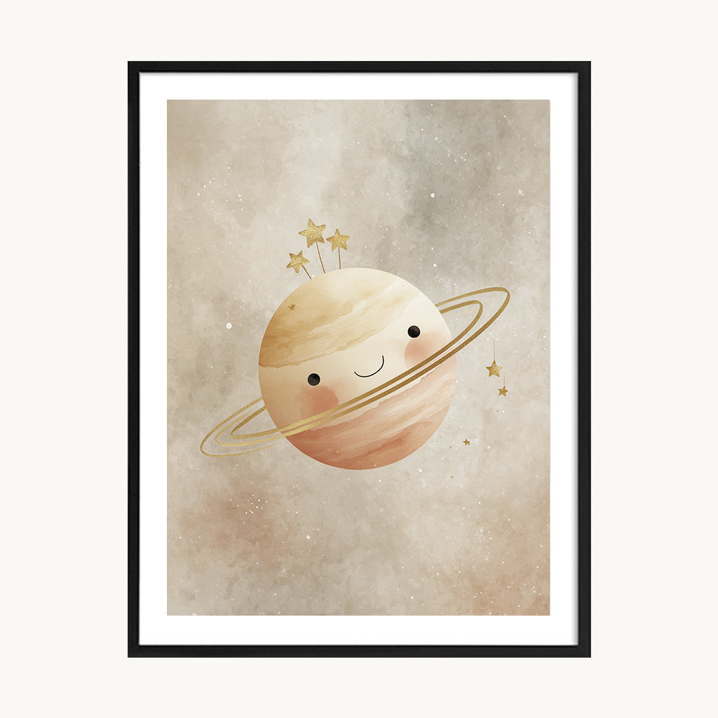 Set Cuadros Tríptico Infantil Sol Luna Decorativo