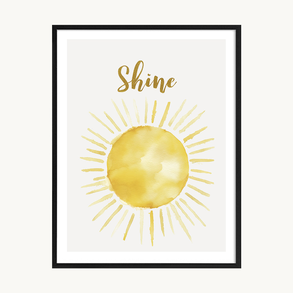 Cuadro Infantil Sol Brillante