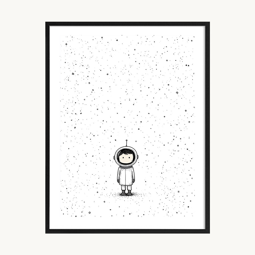 Set Cuadros Tríptico Infantil Viaje al Espacio