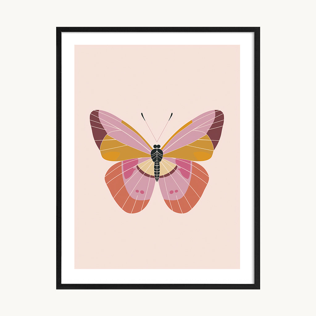 Set Cuadros Tríptico Infantil Mariposas Decorativo