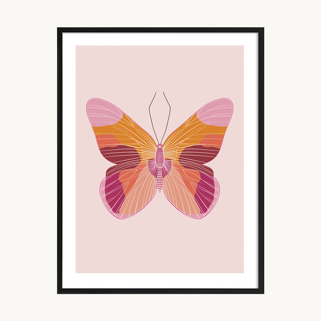 Set Cuadros Tríptico Infantil Mariposas Decorativo