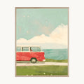 Cuadro Juvenil Van Life Pastel