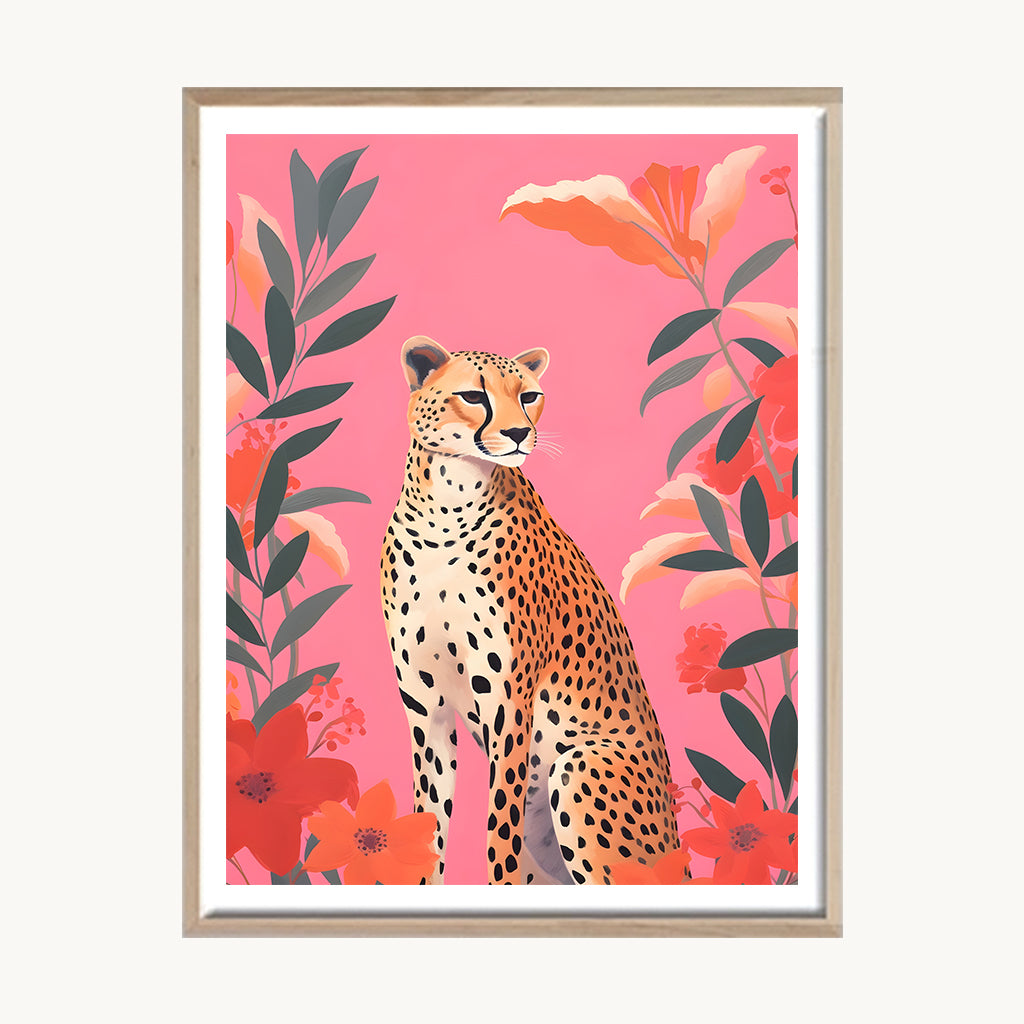 Cuadro Juvenil Tigre Tropical