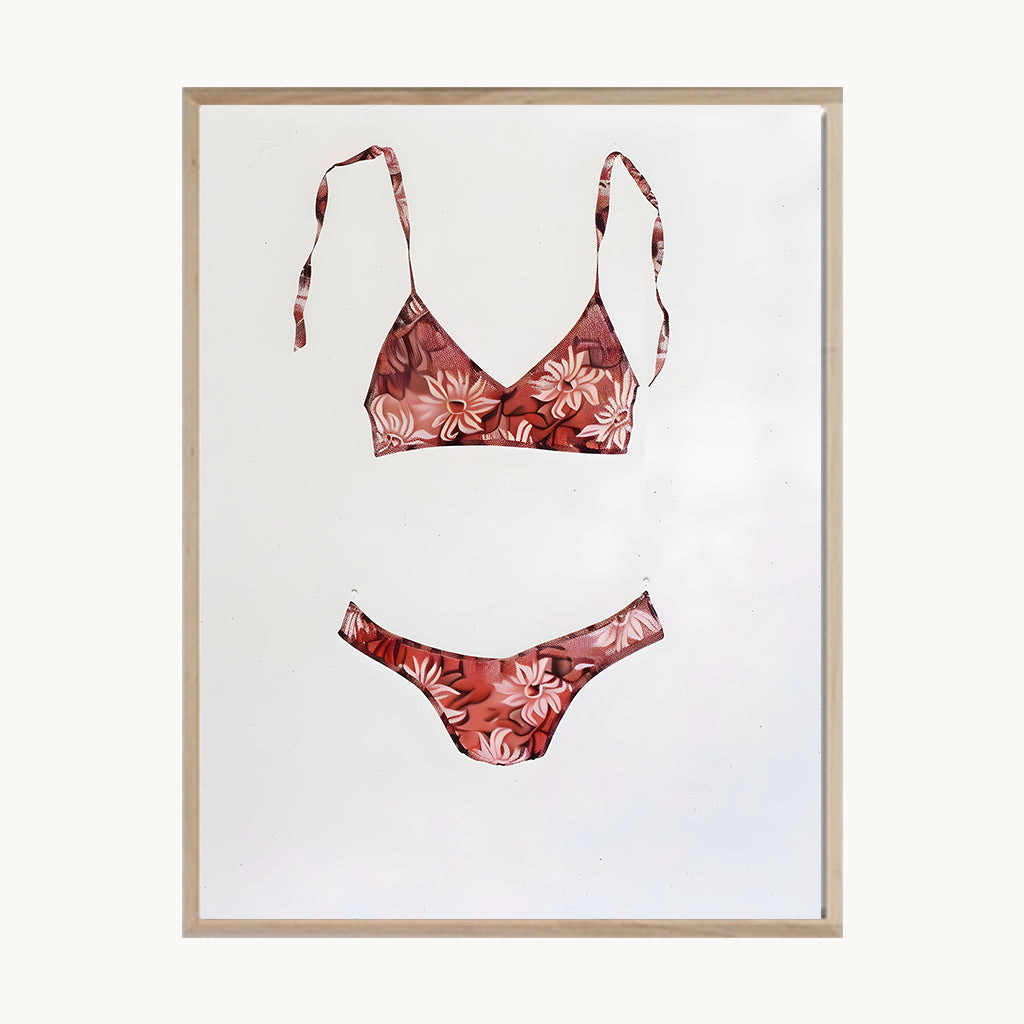 Cuadro Juvenil Bikini Floreado 1