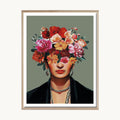 Cuadro Juvenil Frida Floral